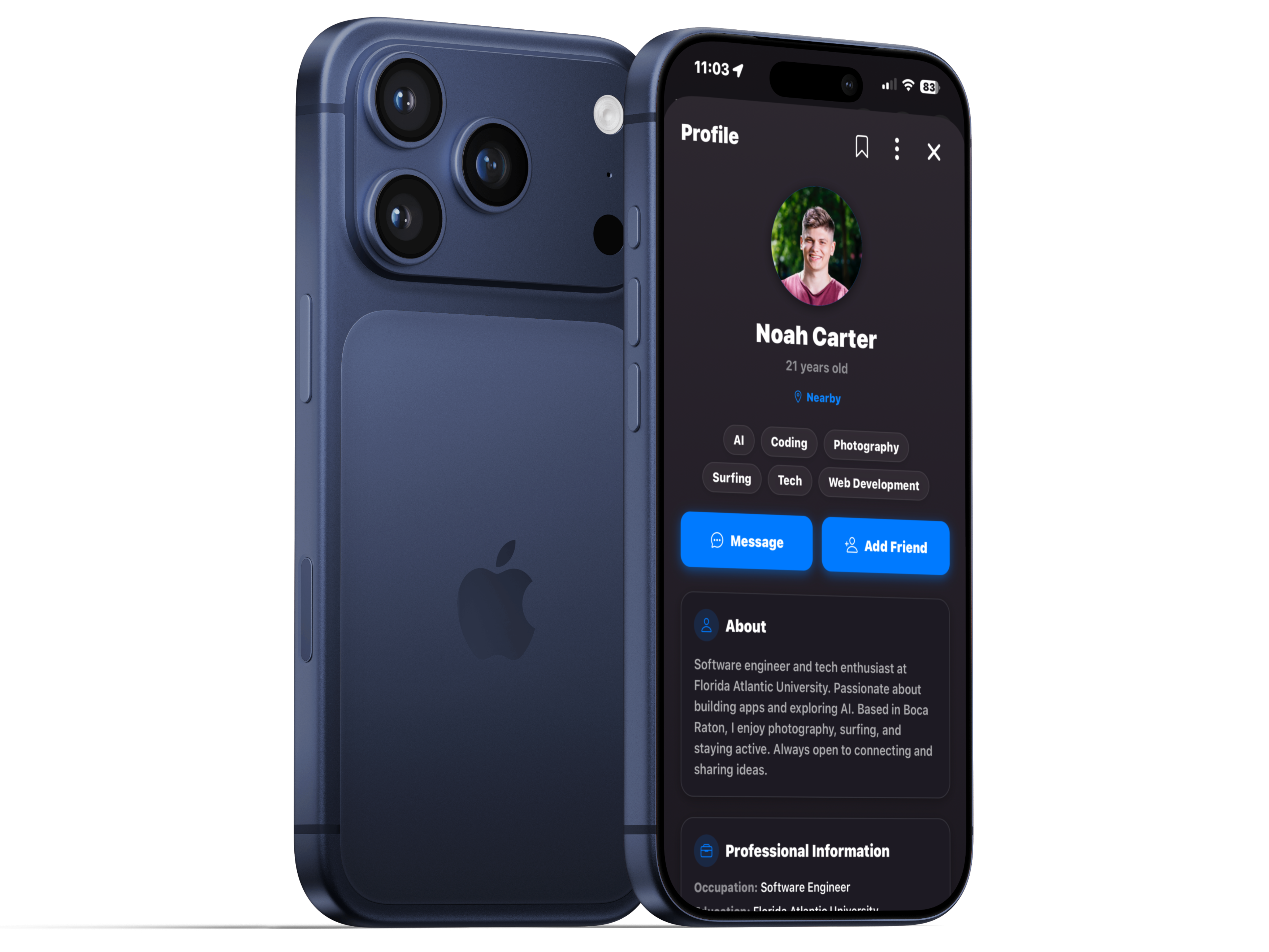 LinkNow app on iPhone