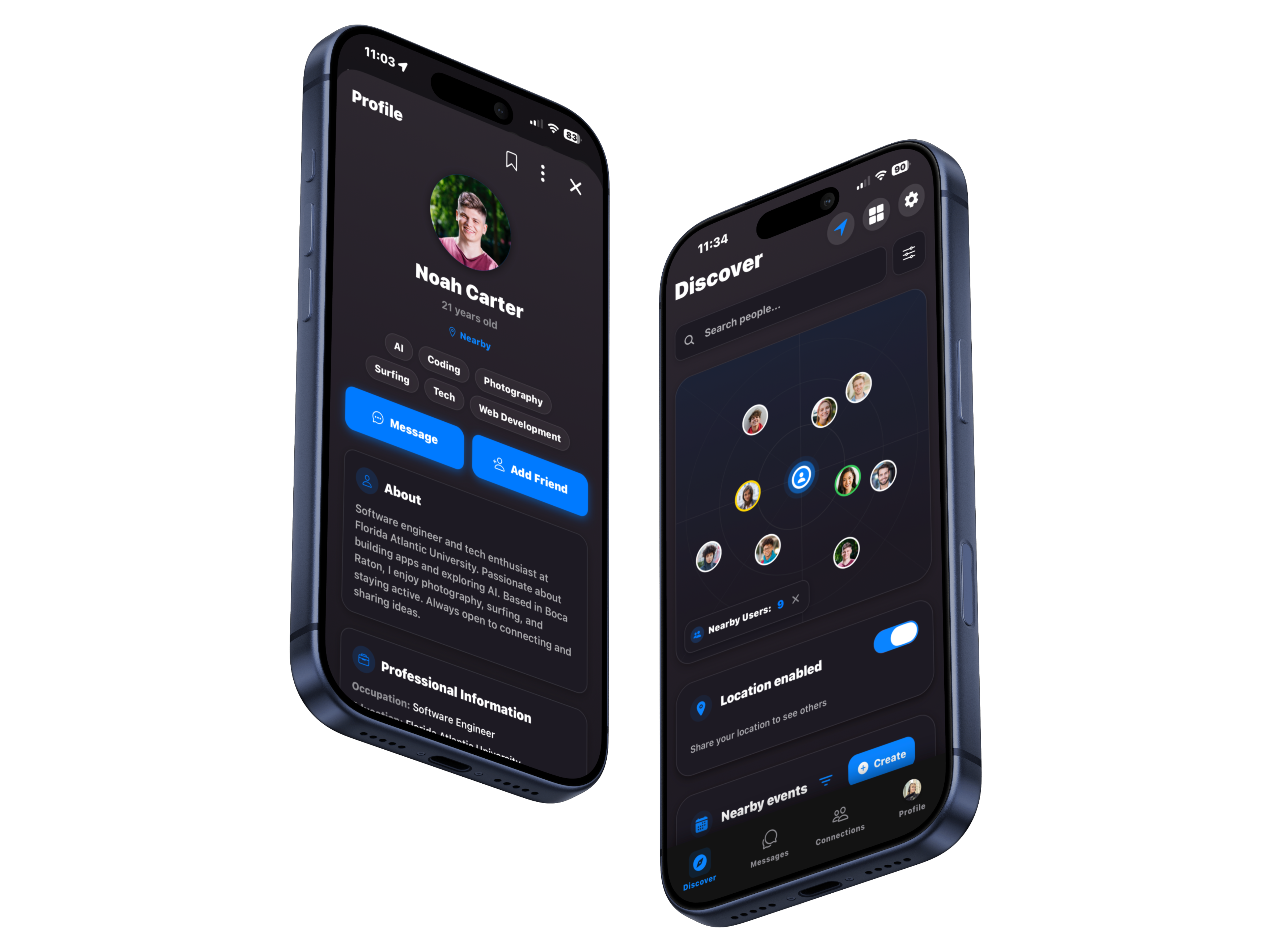 LinkNow app on iPhone